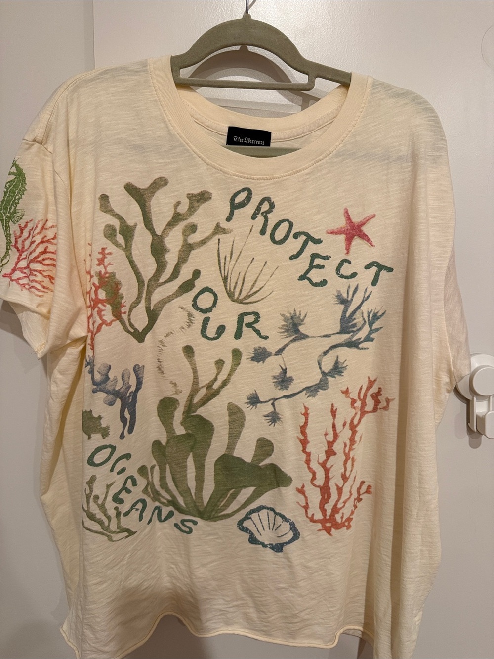 Free People The Bureau Protect Our Ocean Graphic Print Tee